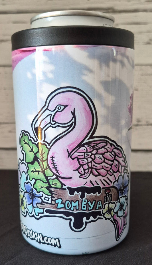 Thermos à canette Flamant rose