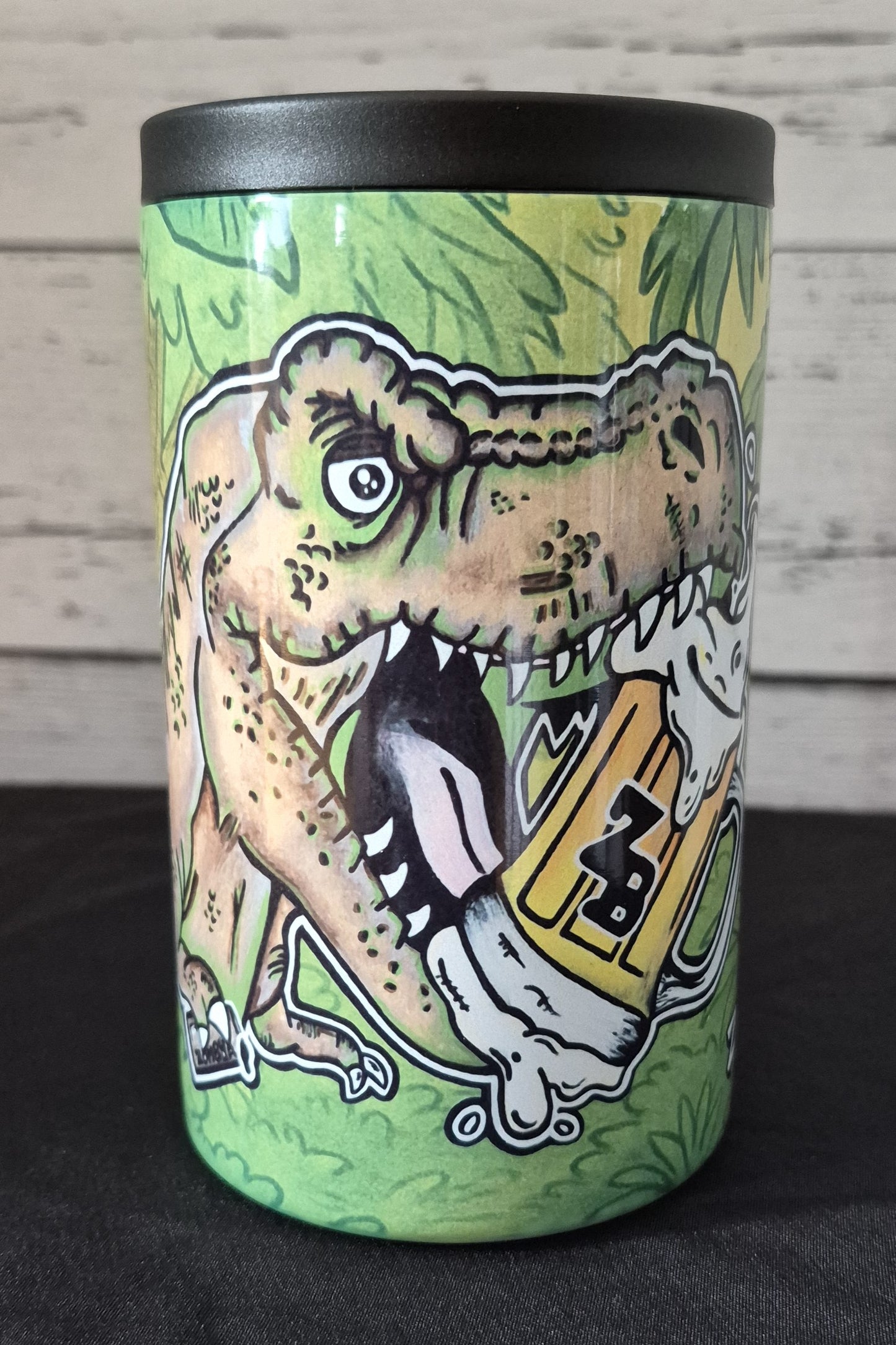Thermos à canette T-rex
