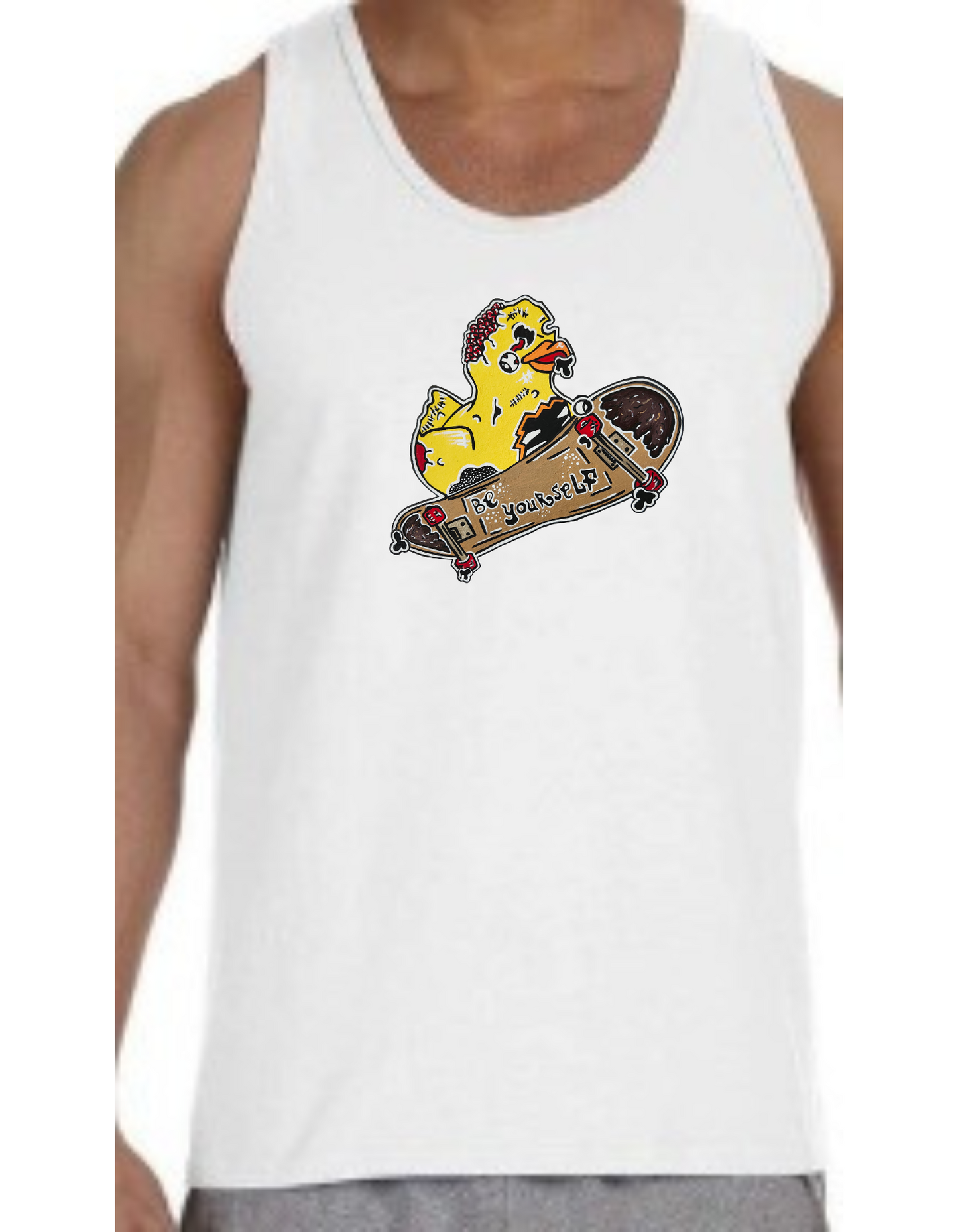 Camisole homme Canard zombie