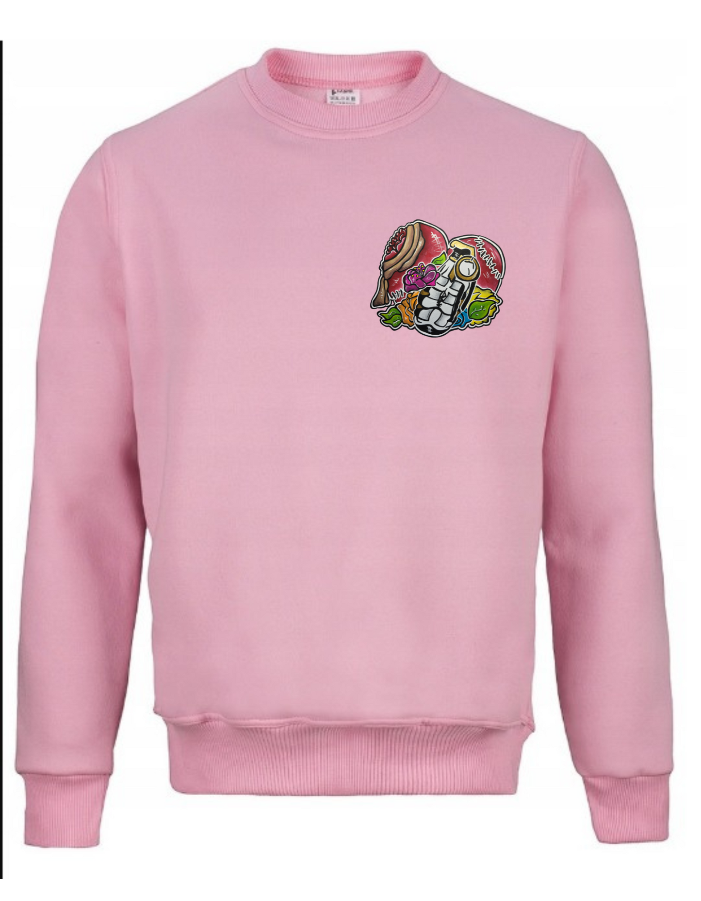 Crewneck coeur grenade
