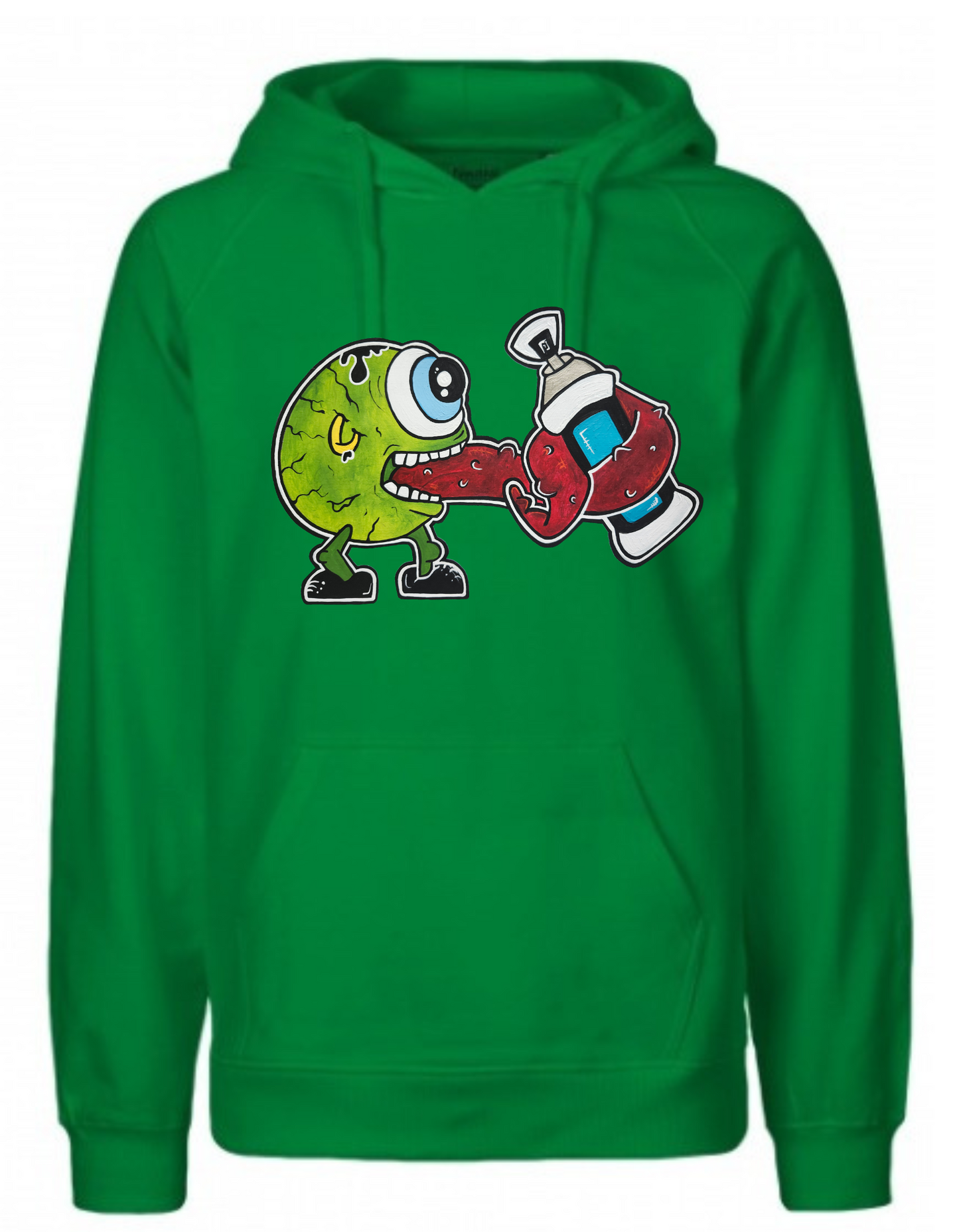Hoodies monstre oeil vert