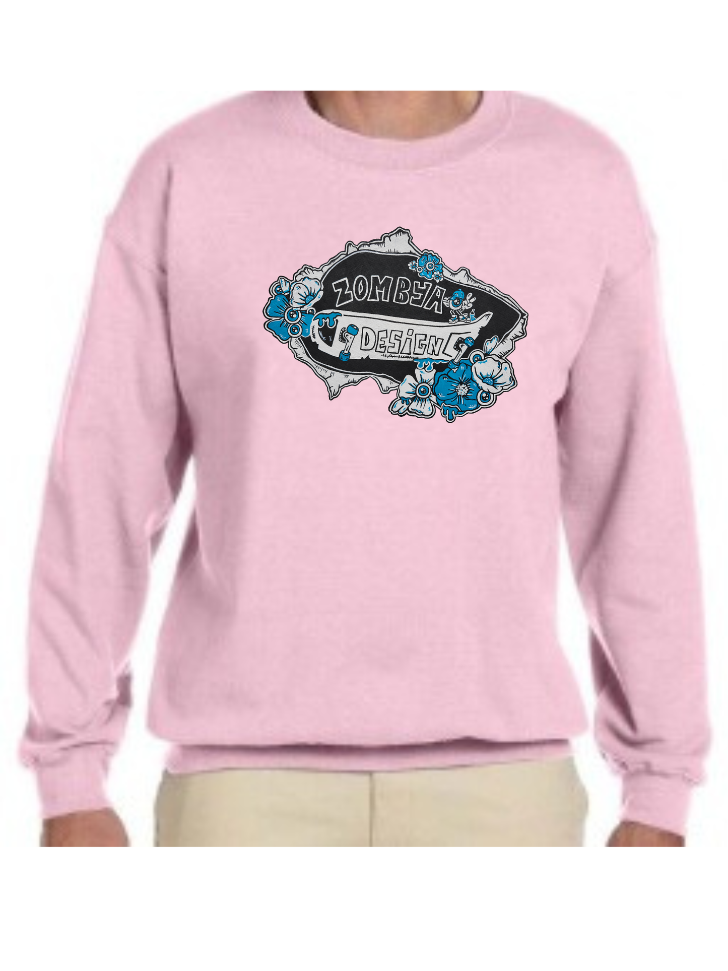 Crewneck Zombya Design