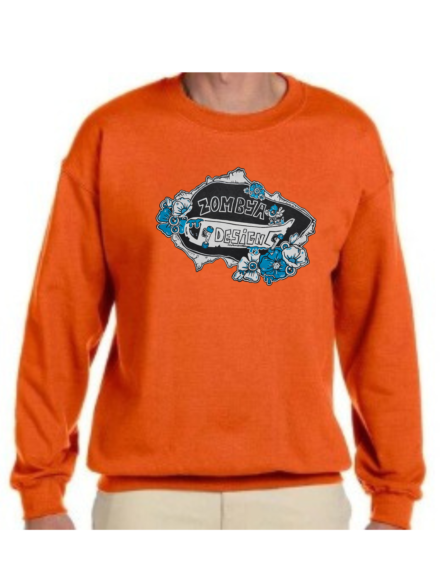 Crewneck Zombya Design