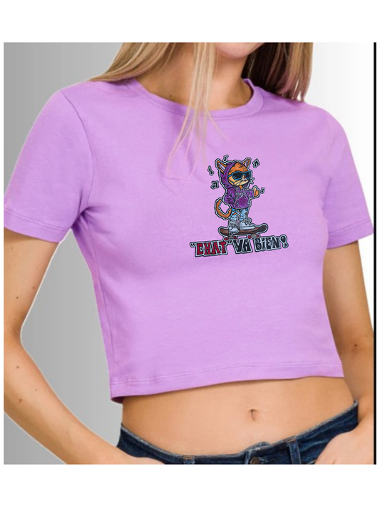 Crop top Chat va bien