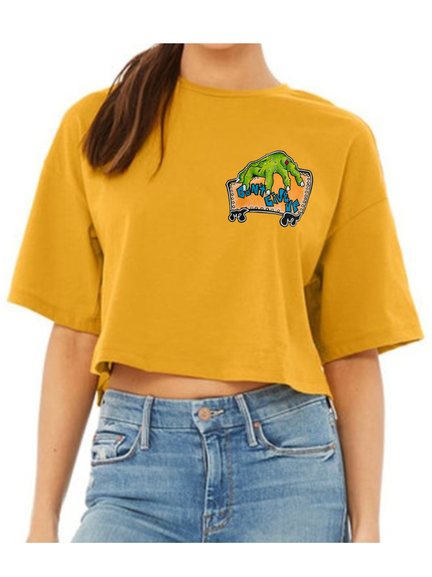 Crop top Don't give up