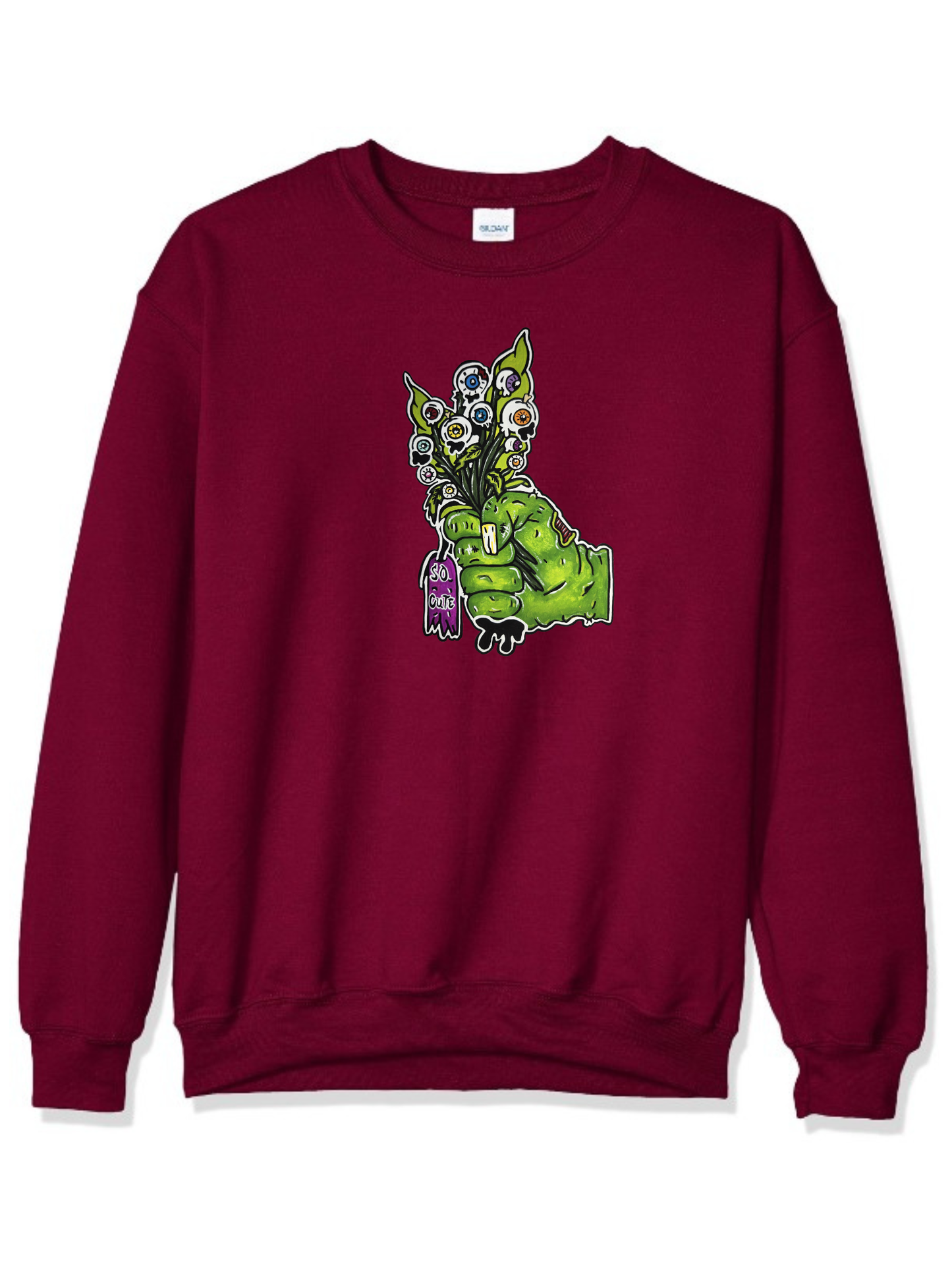 Crewneck Main zombie bouquet fleur