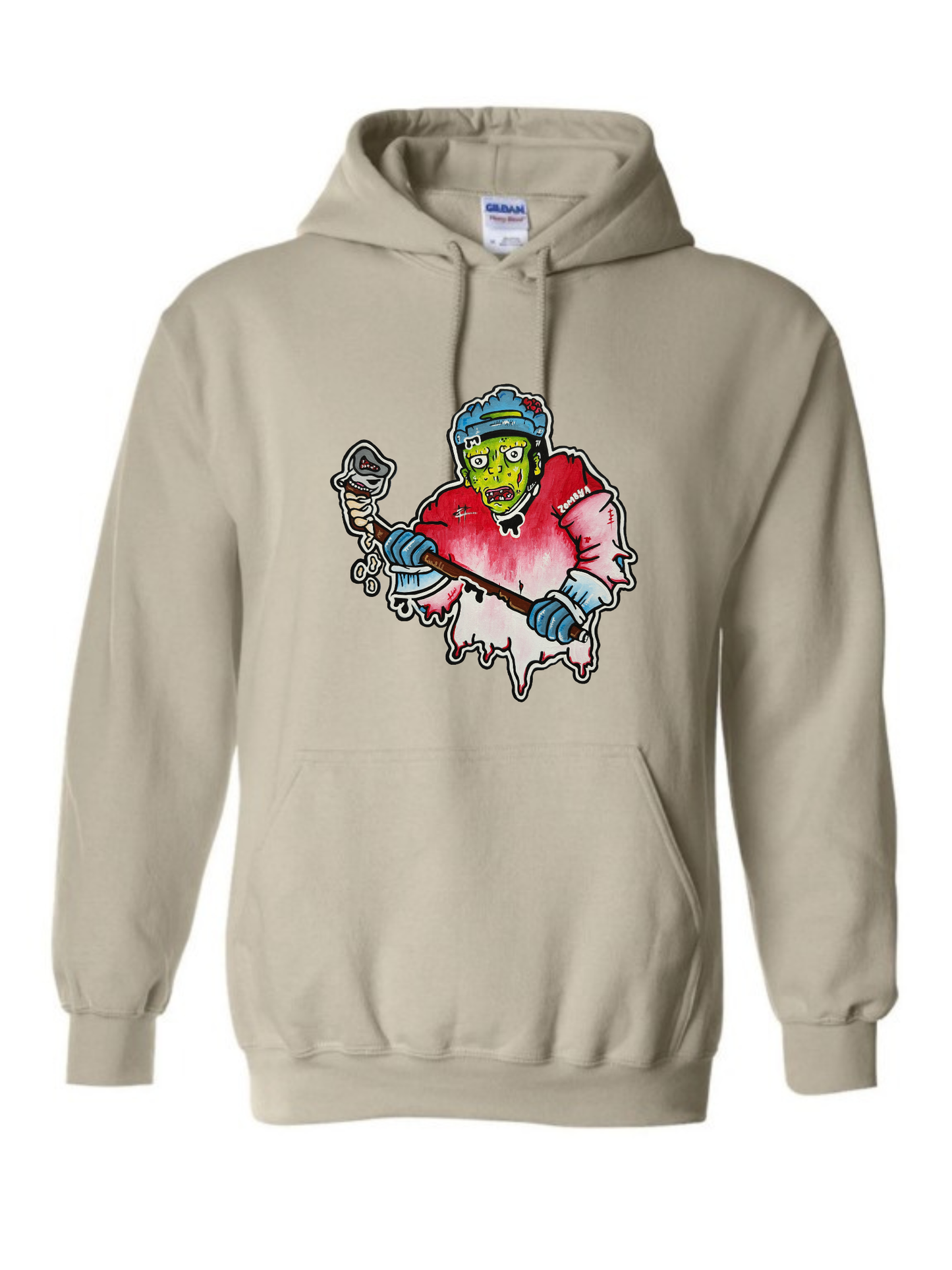 Hoodies Joueur zombie hockey
