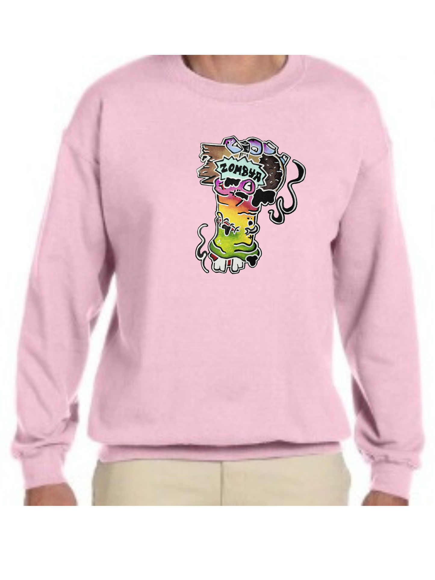 Crewneck Main zombie multicolore