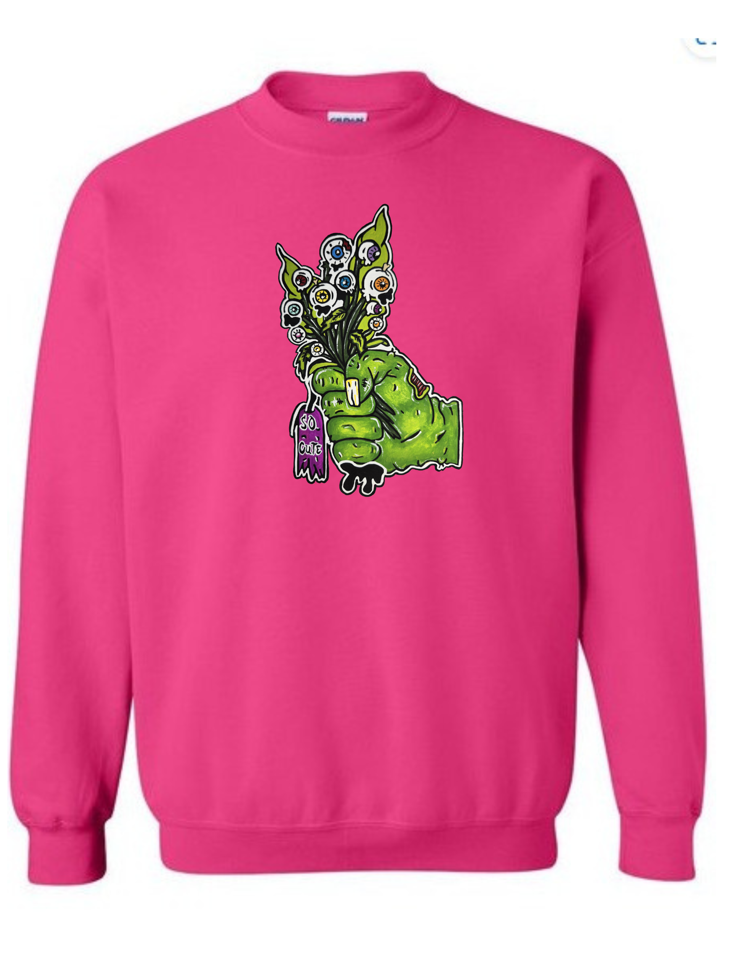 Crewneck Main zombie bouquet fleur