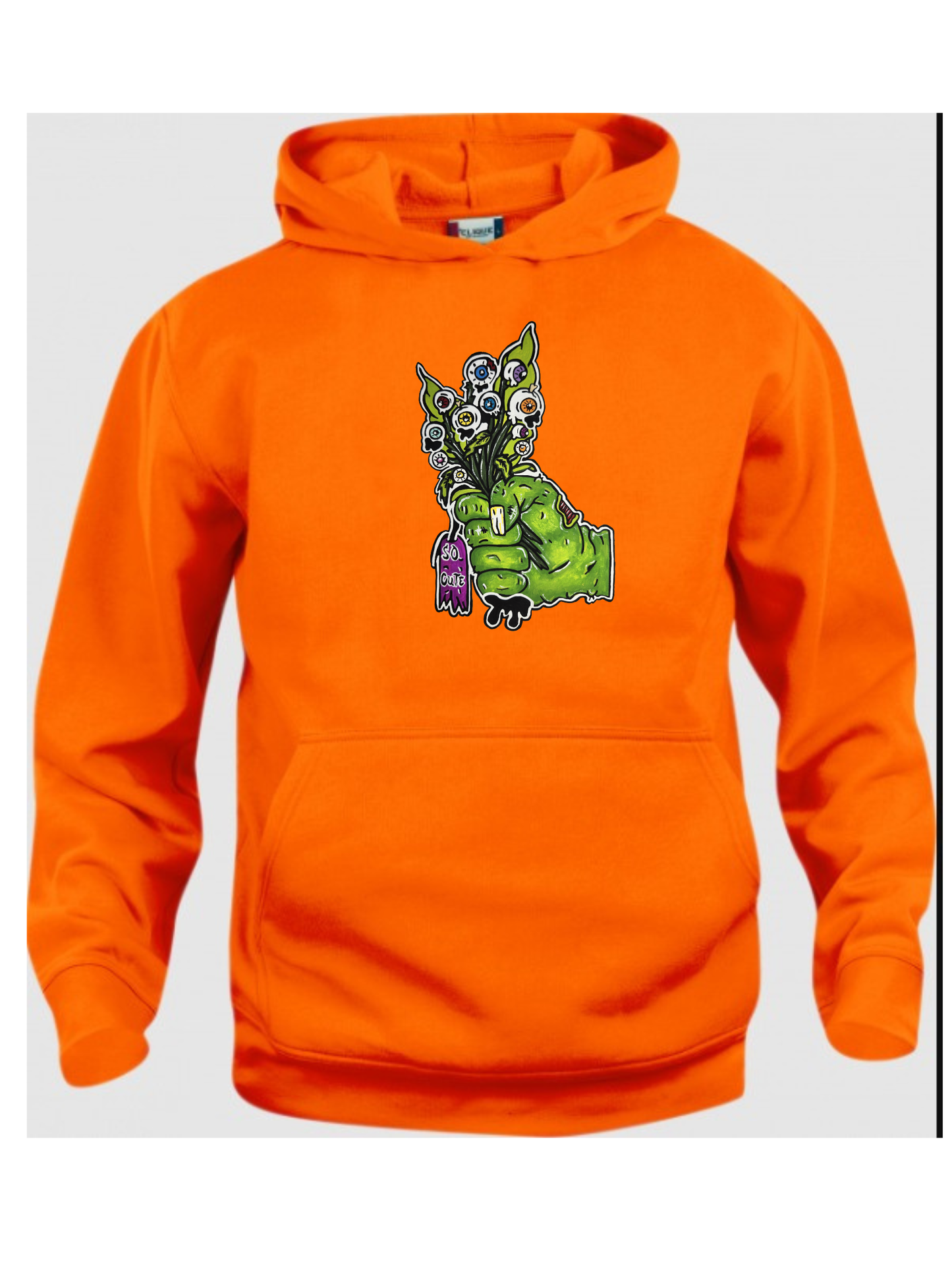 Hoodies enfant Main zombie bouquet fleur