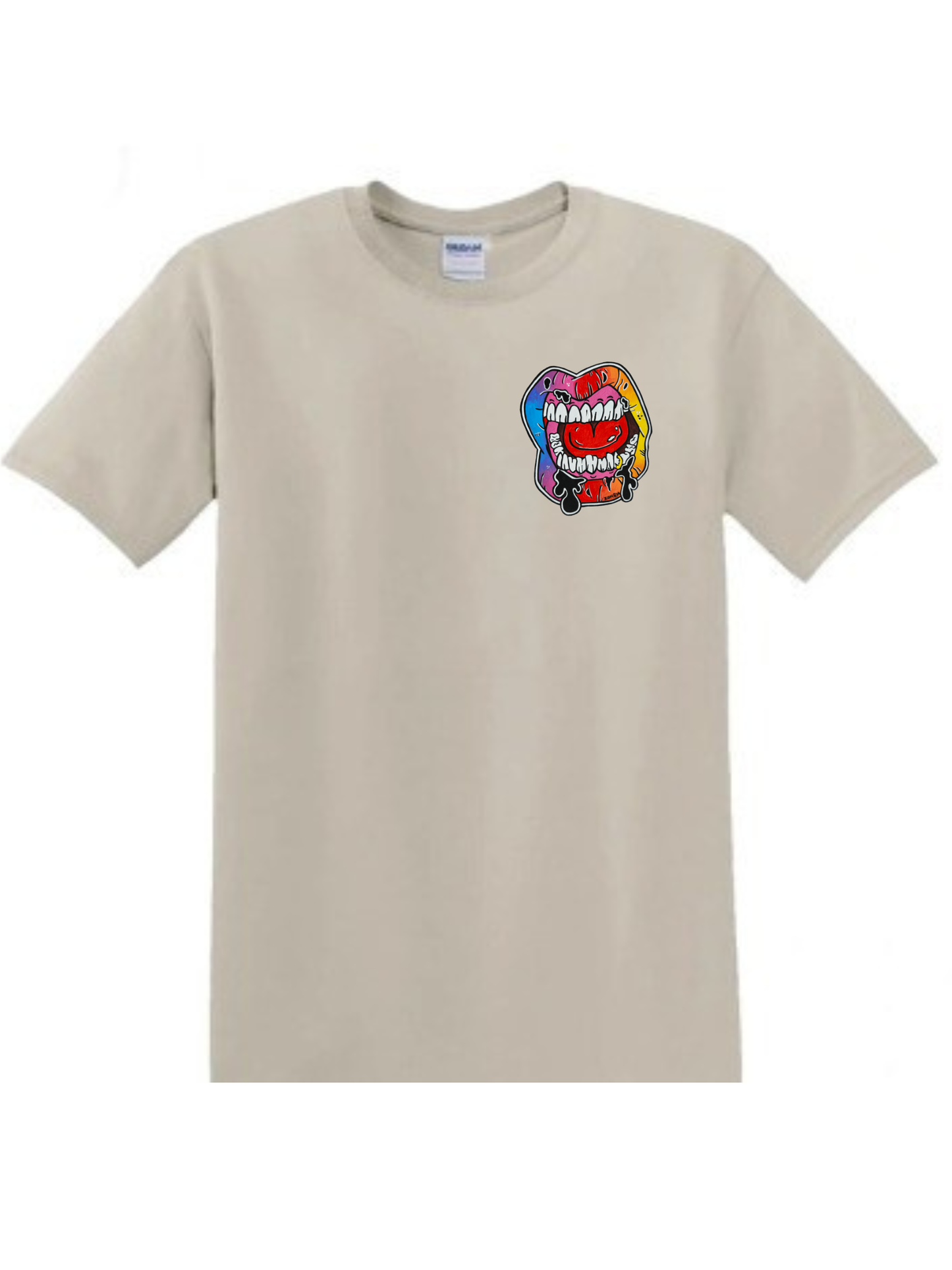 T-shirt Lèvre multicolore