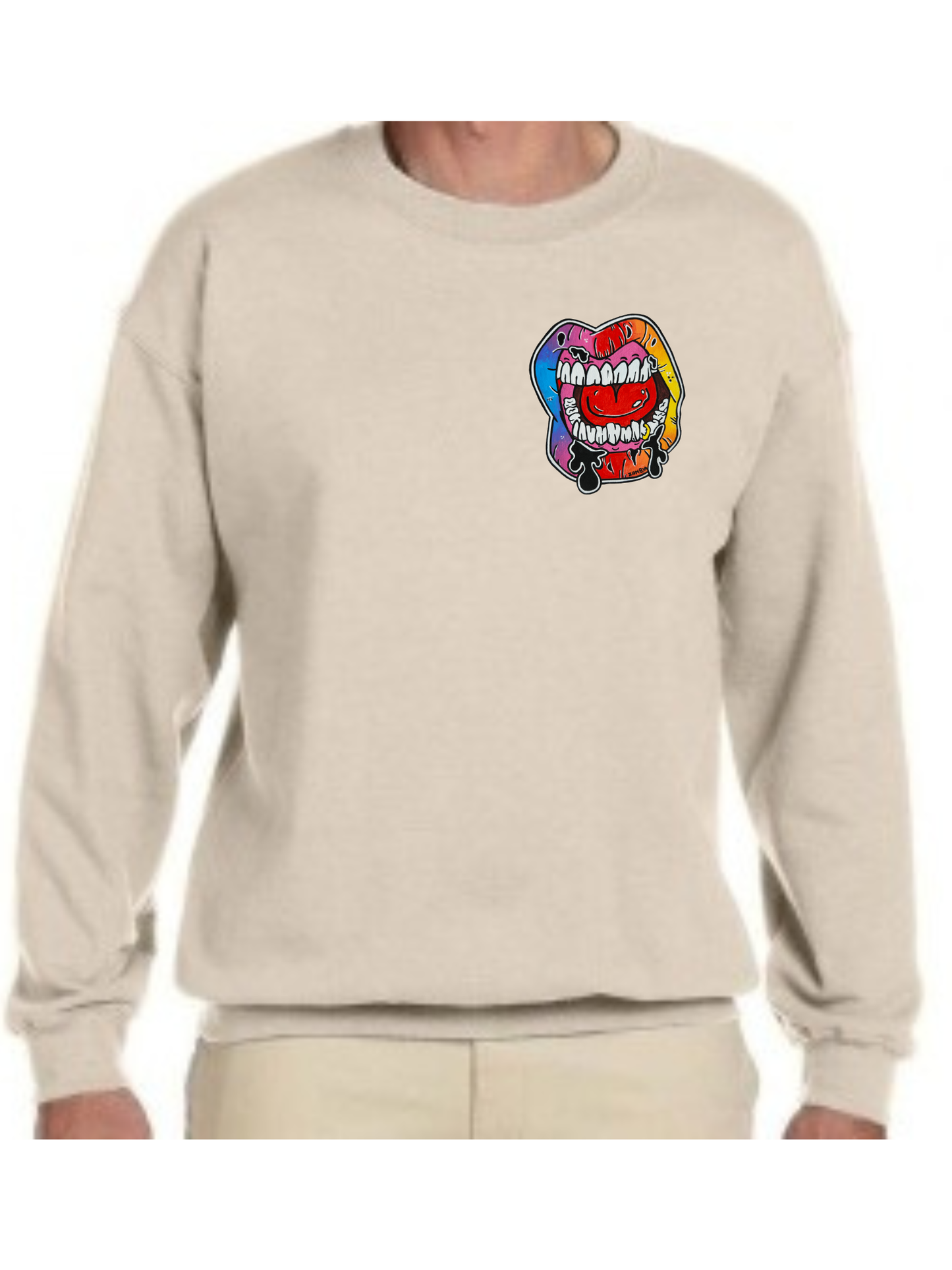 Crewneck Lèvre multicolore