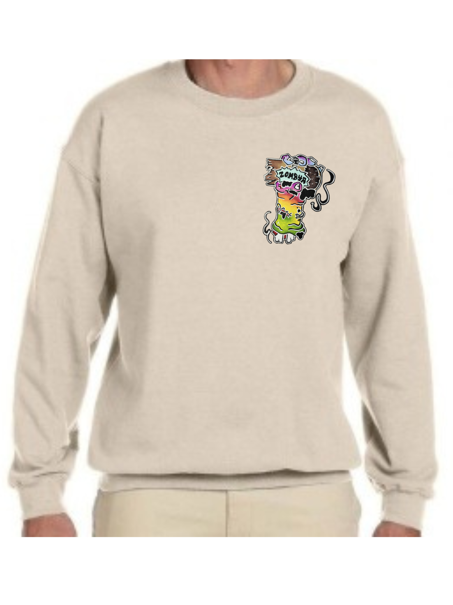 Crewneck Main  zombie multicolore