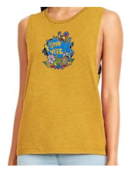 Camisole femme festival muscle Good vibe