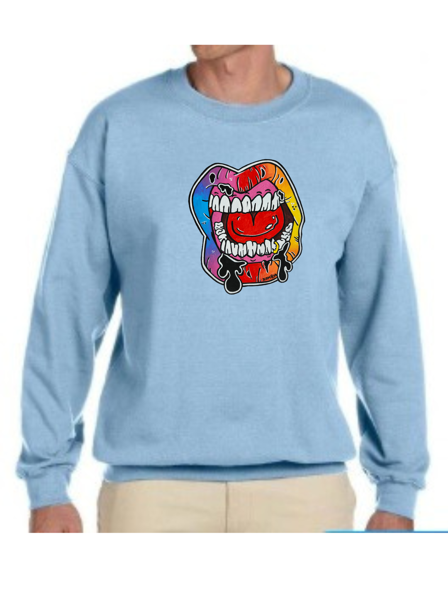 Crewneck Lèvre multicolore