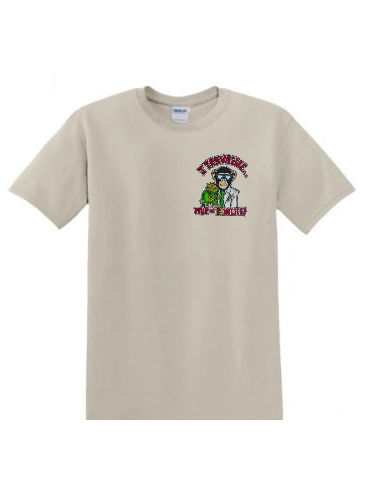 T-shirt J'travaille pour des peanuts