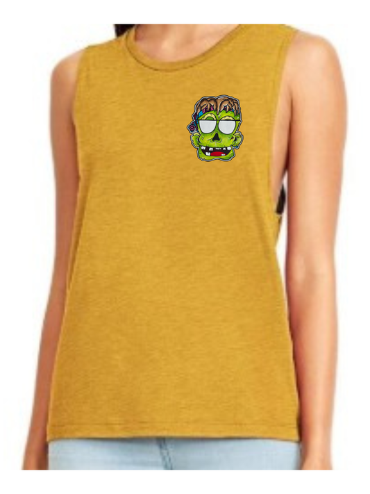 Camisole femme festival  muscle Zombie lunette de soleil