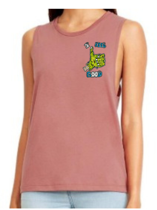 Camisole femme festival muscle I feel good