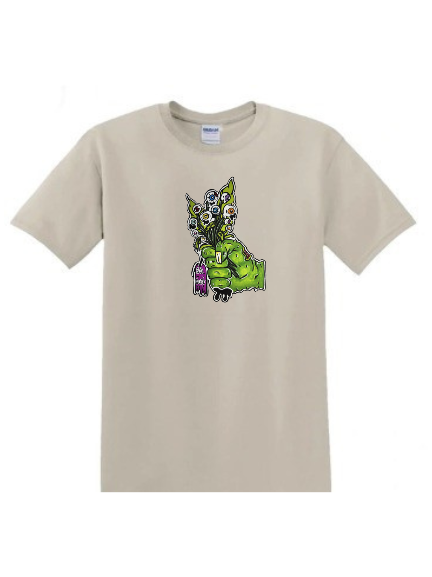 T-shirt enfant Main zombie bouquet fleur