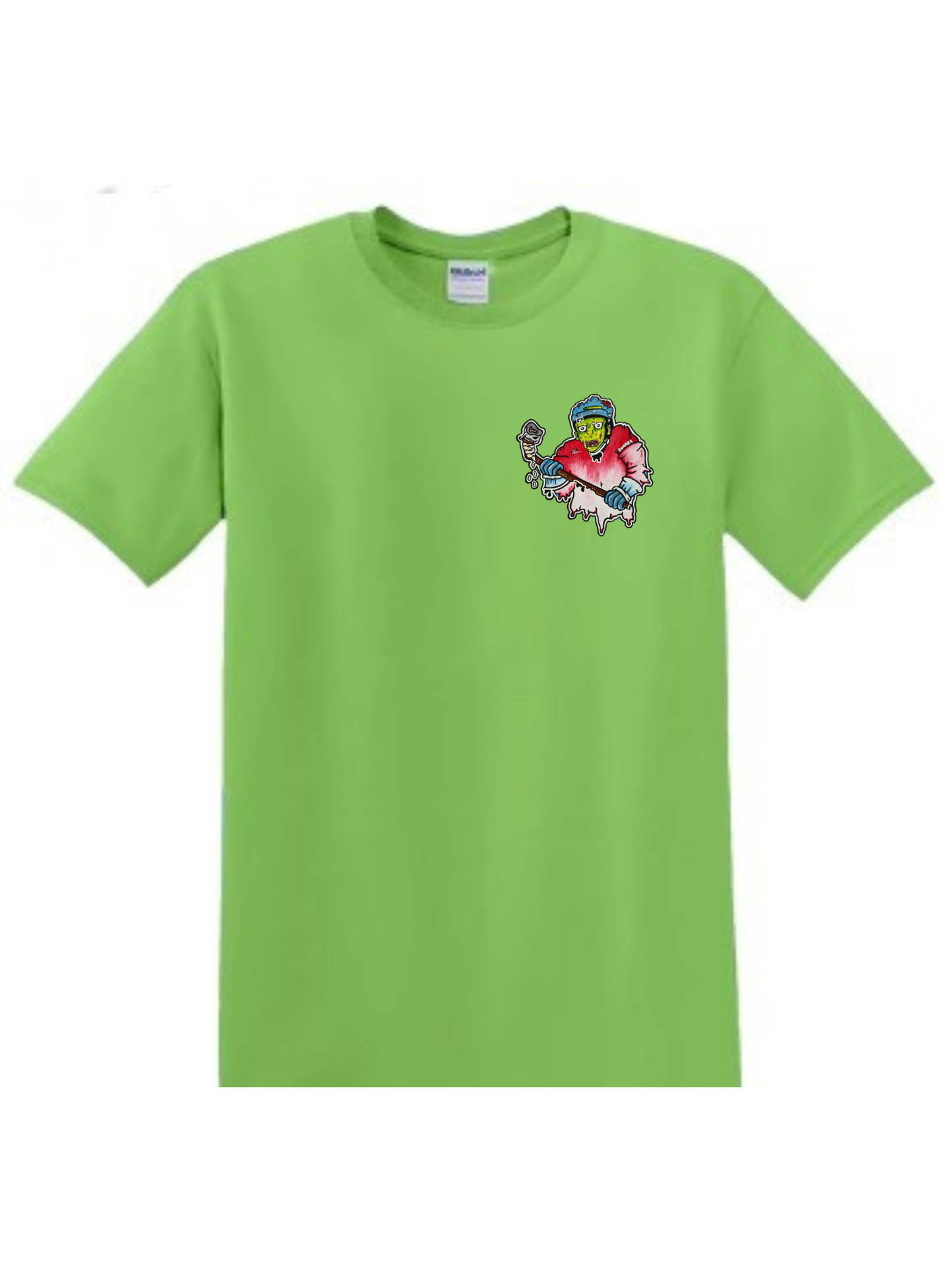 T-shirt Joueur zombie hockey