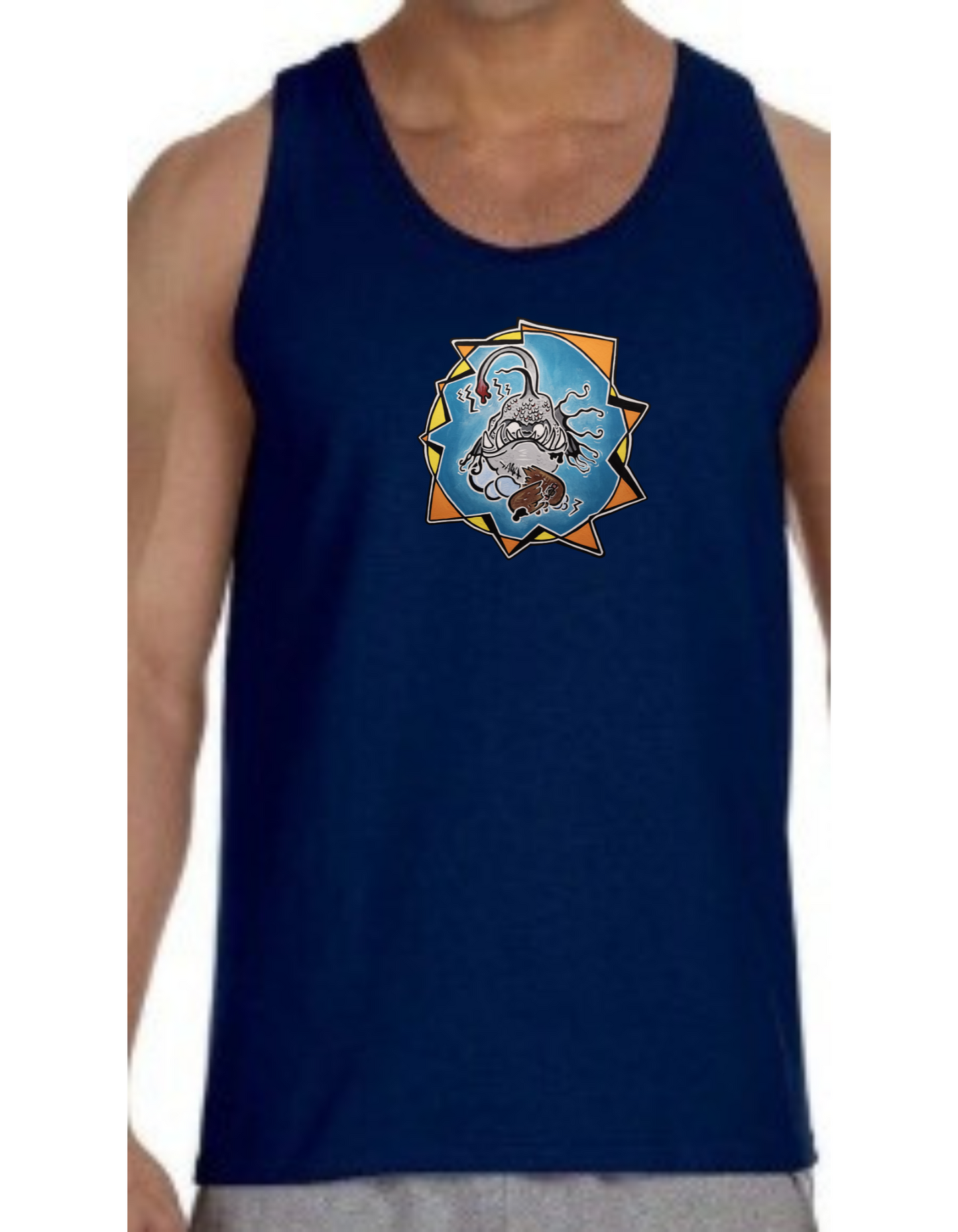 Camisole homme Poisson lanterne