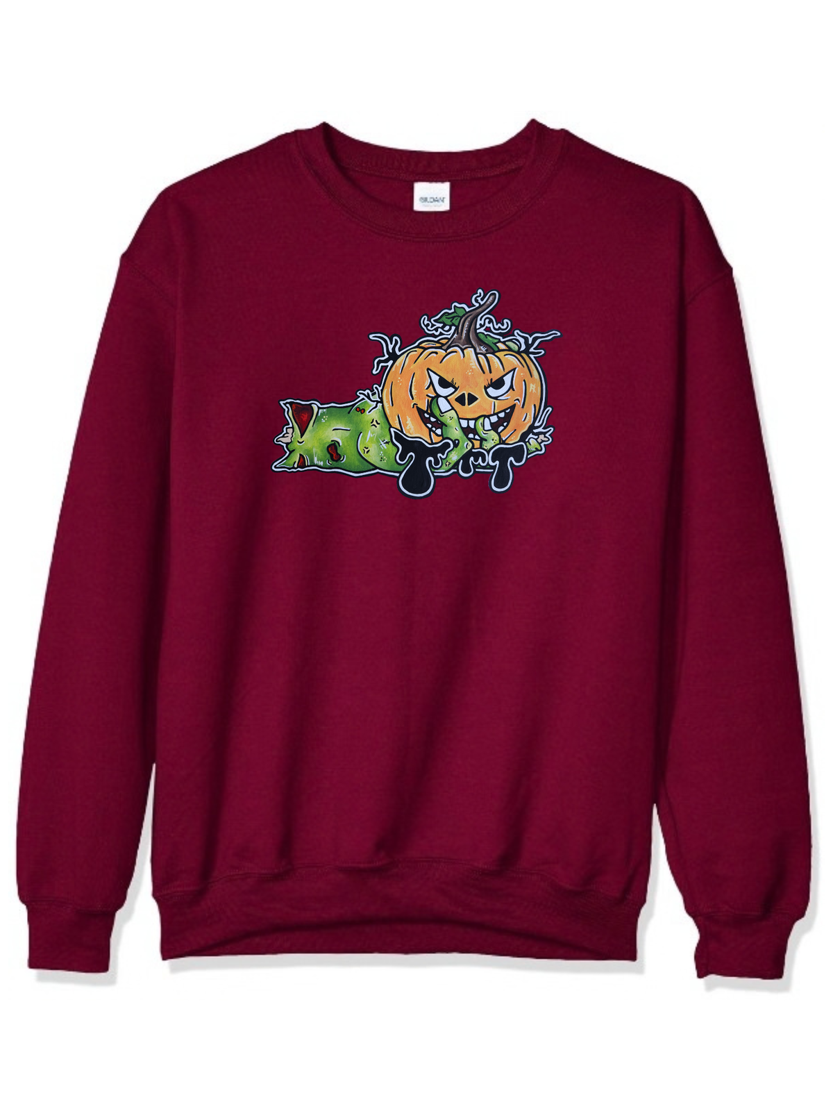 Crewneck Main zombie citrouille
