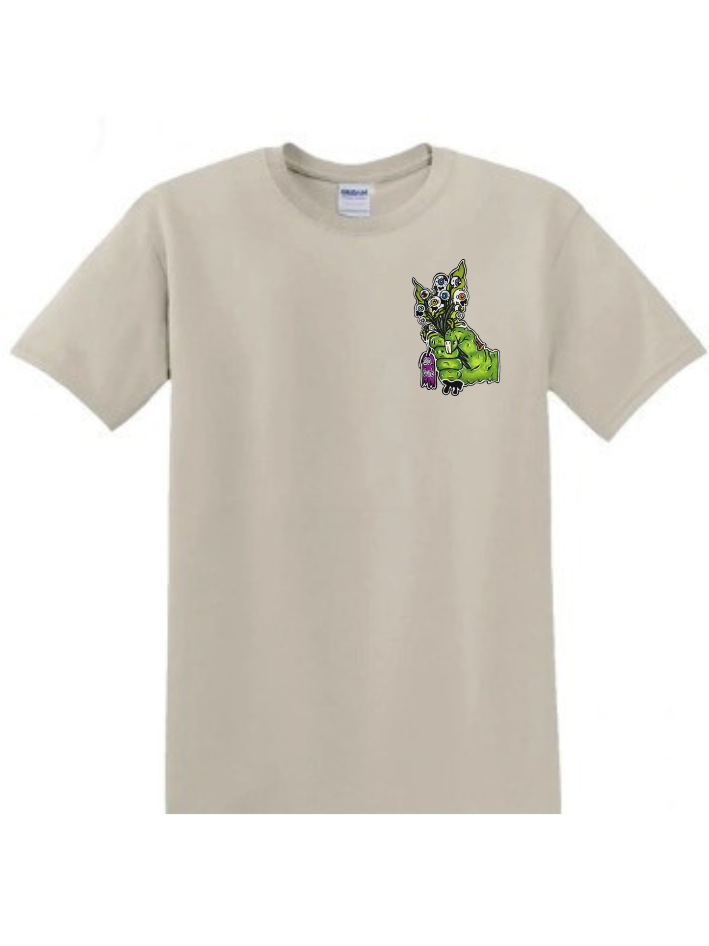 T-shirt enfant Main zombie bouquet fleur
