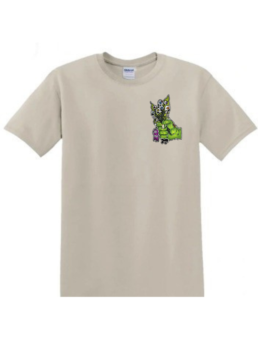 T-shirt enfant Main zombie bouquet fleur
