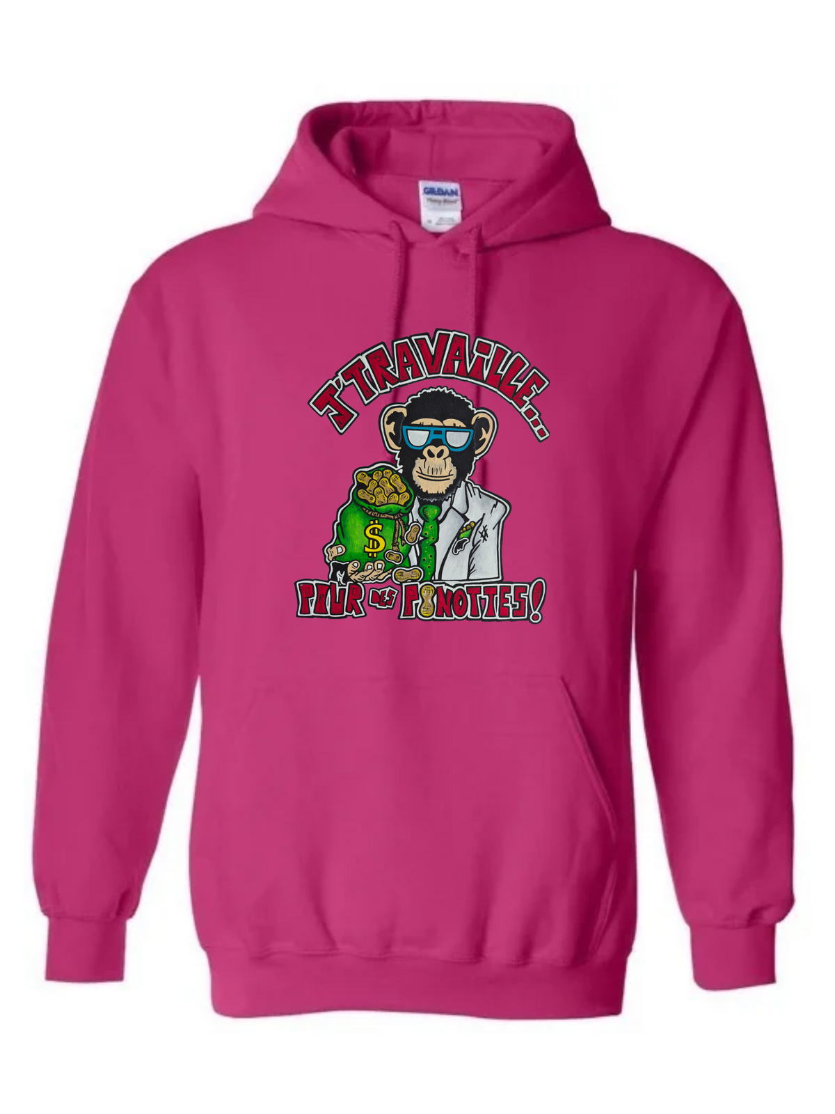 Hoodies enfant J'travaille pour des peanuts