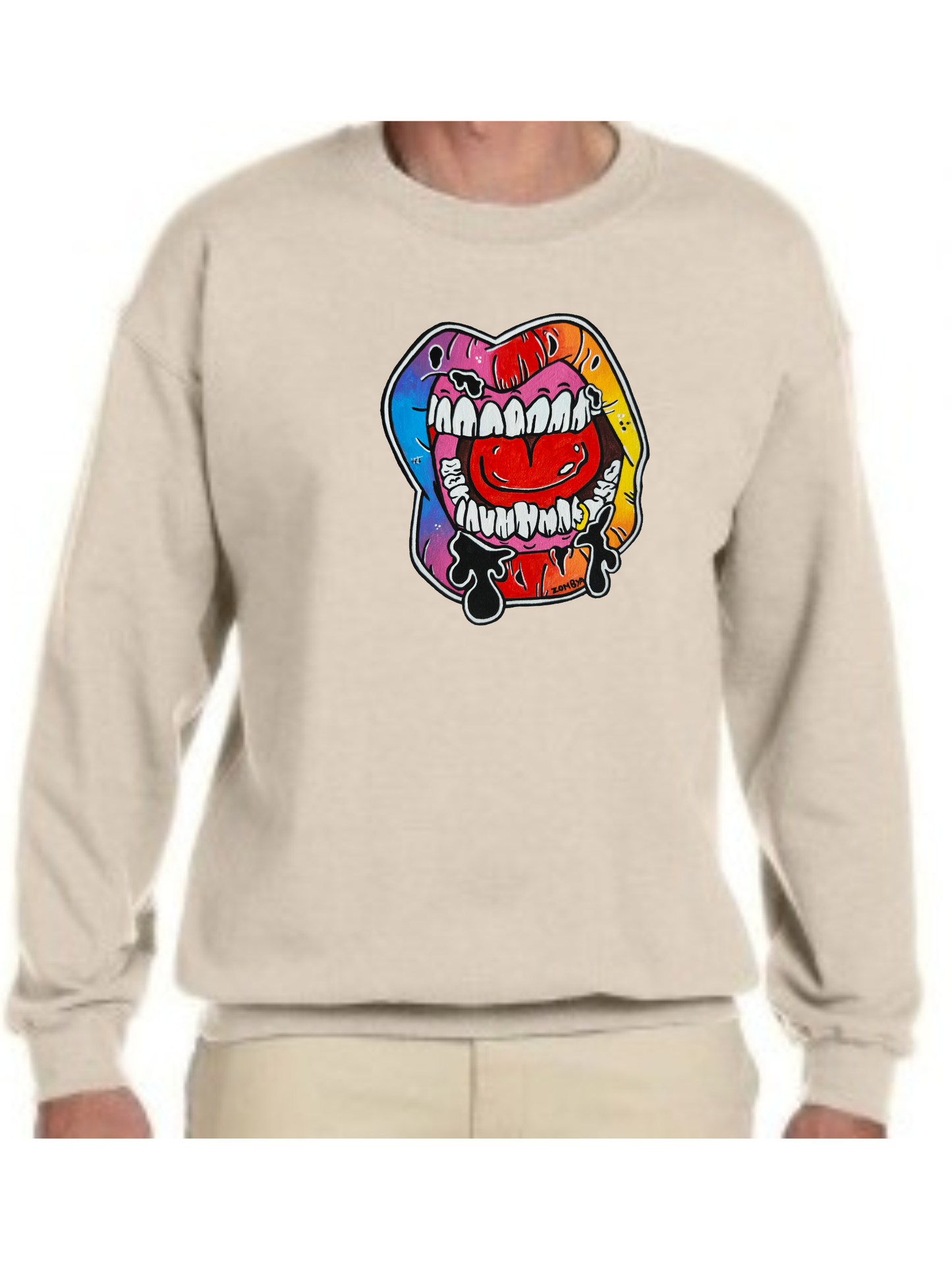 Crewneck Lèvre multicolore