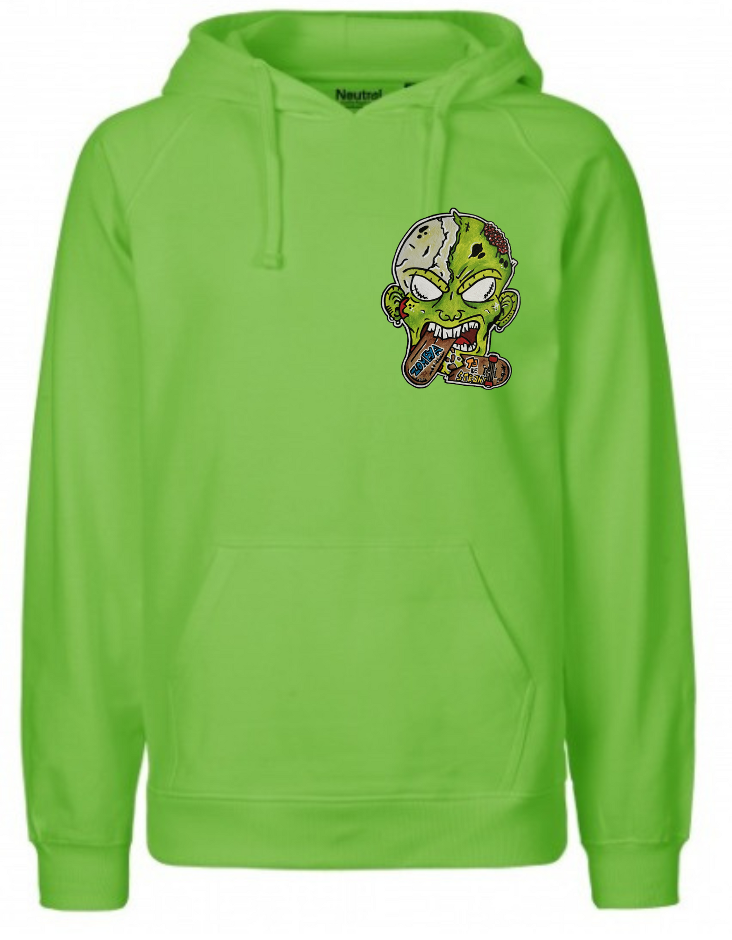 Hoodies zombie qui mange skate