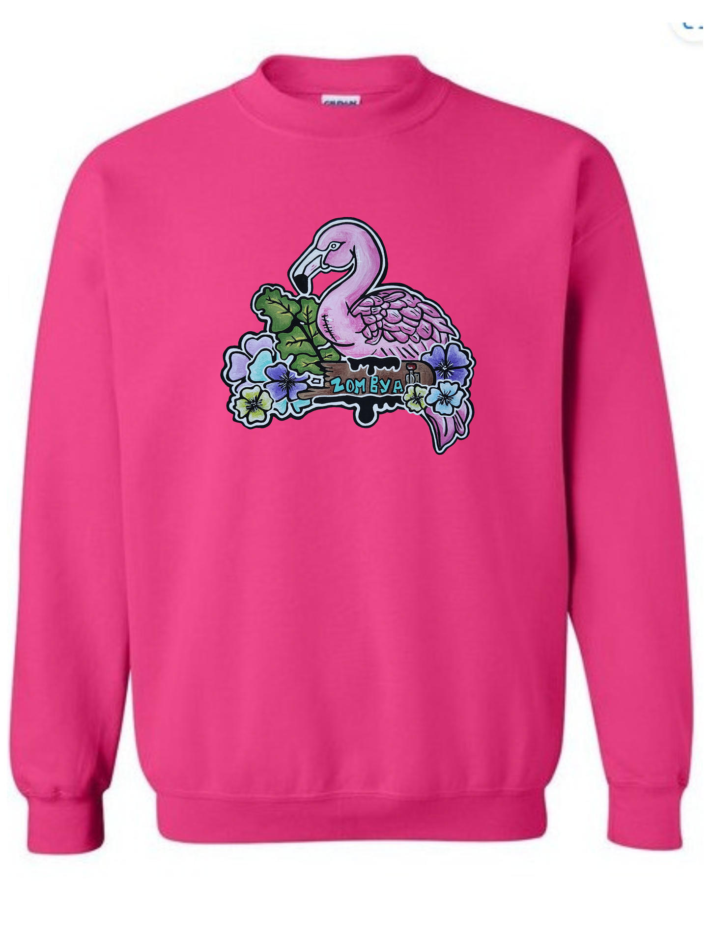 Crewneck flamant rose