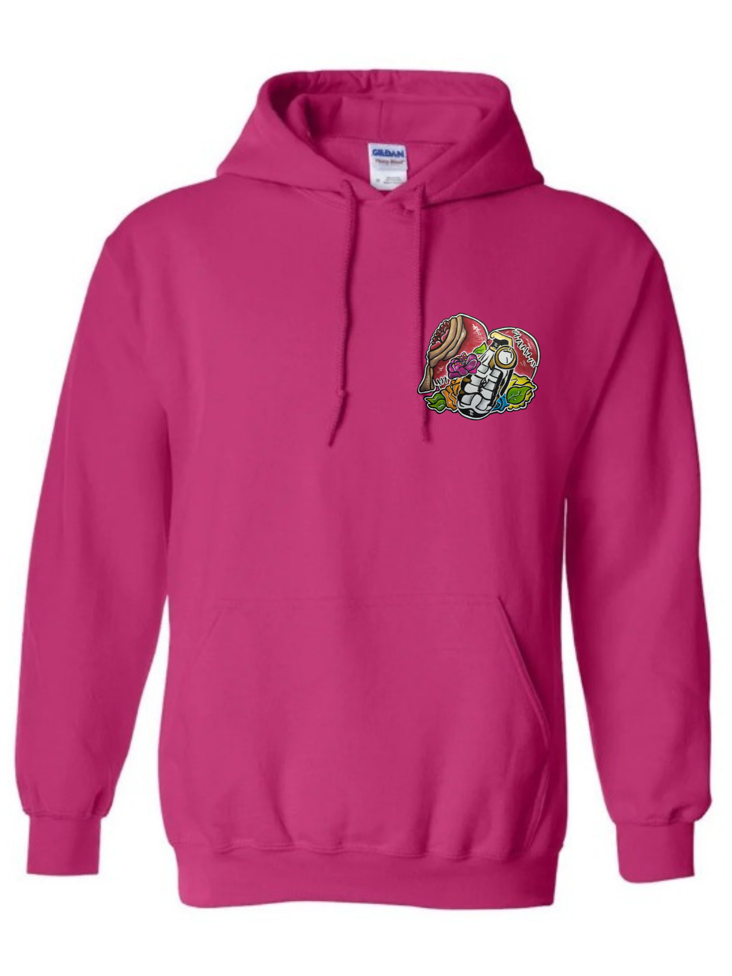 Hoodies enfant Coeur grenade