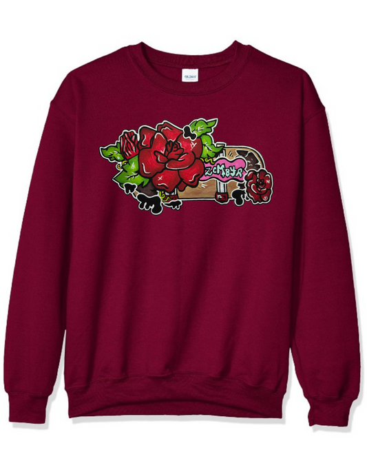 Crewneck skate fleur