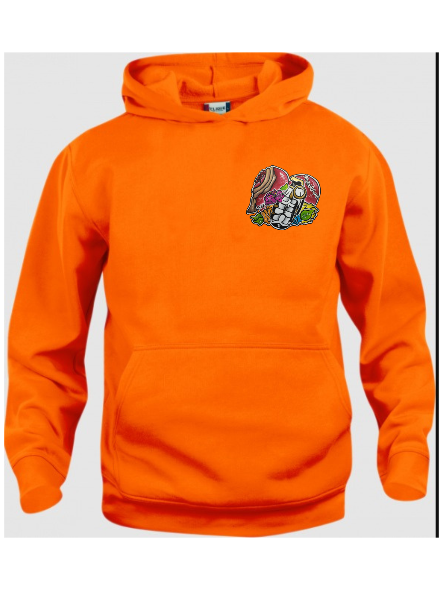 Hoodies enfant Coeur grenade