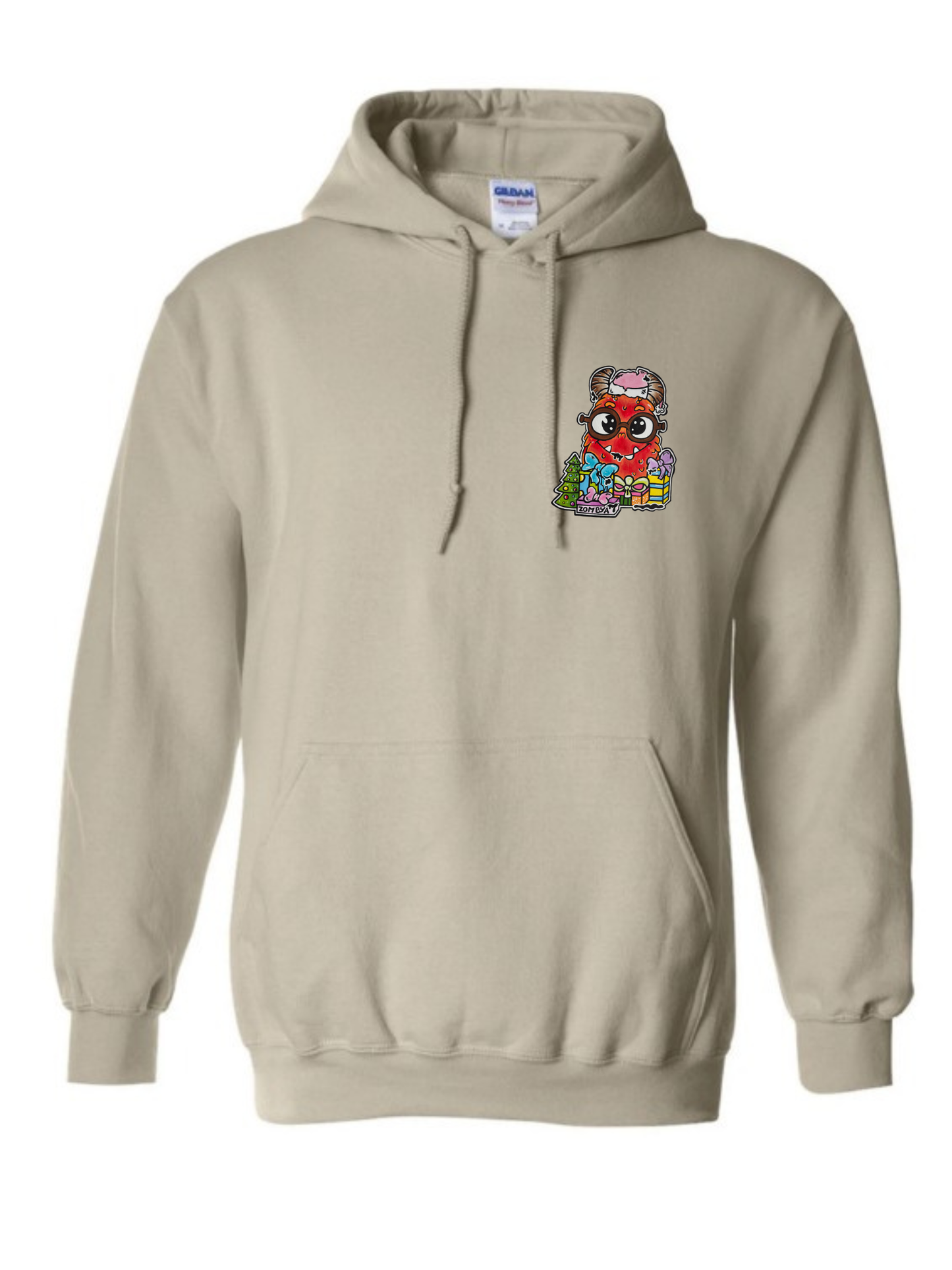 Hoodies Monstre rouge Noël