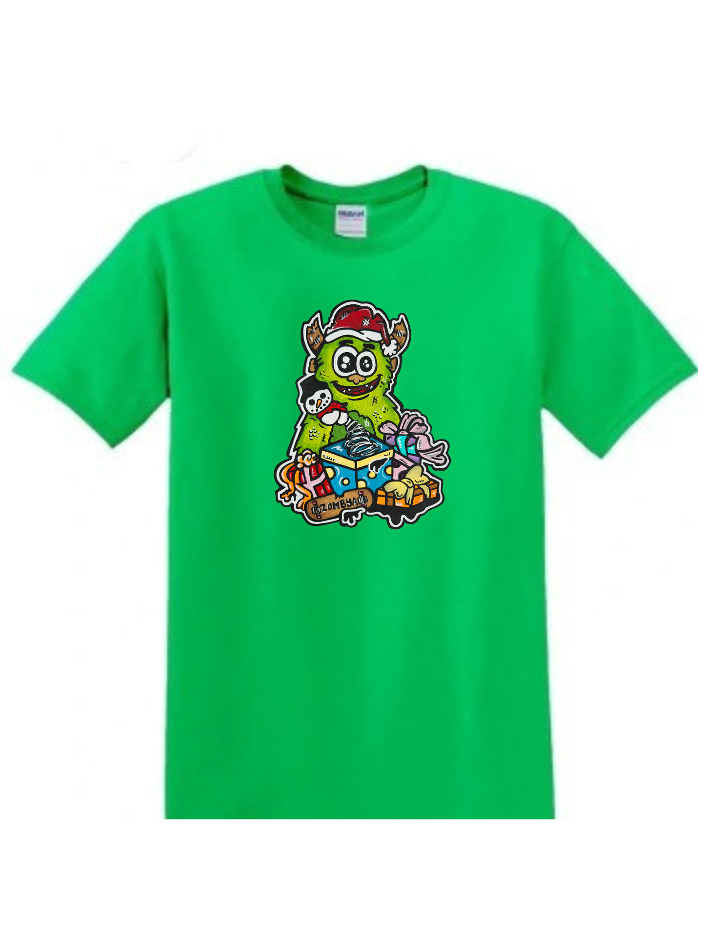 T-shirt Monstre vert Noël