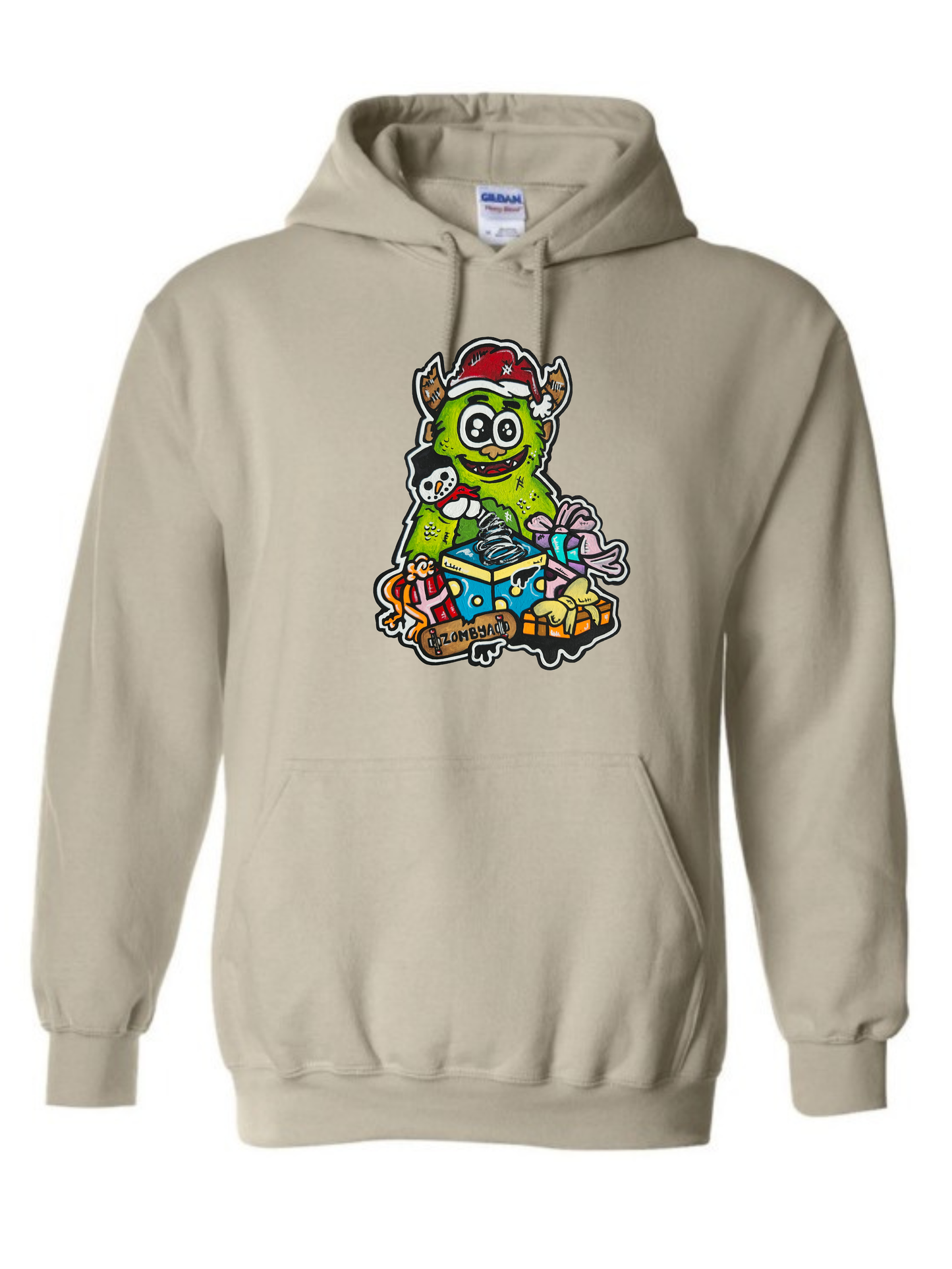 Hoodies Monstre vert Noël