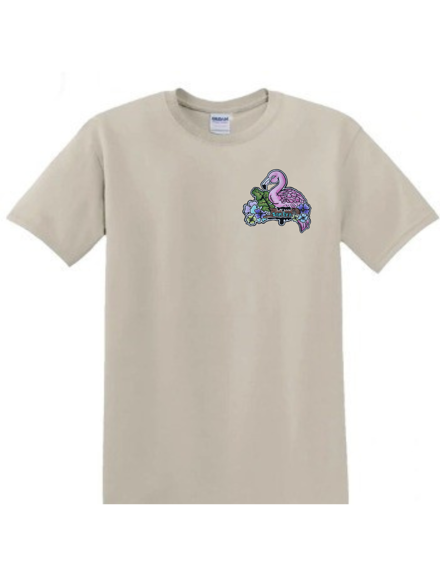 T-shirt flamant rose