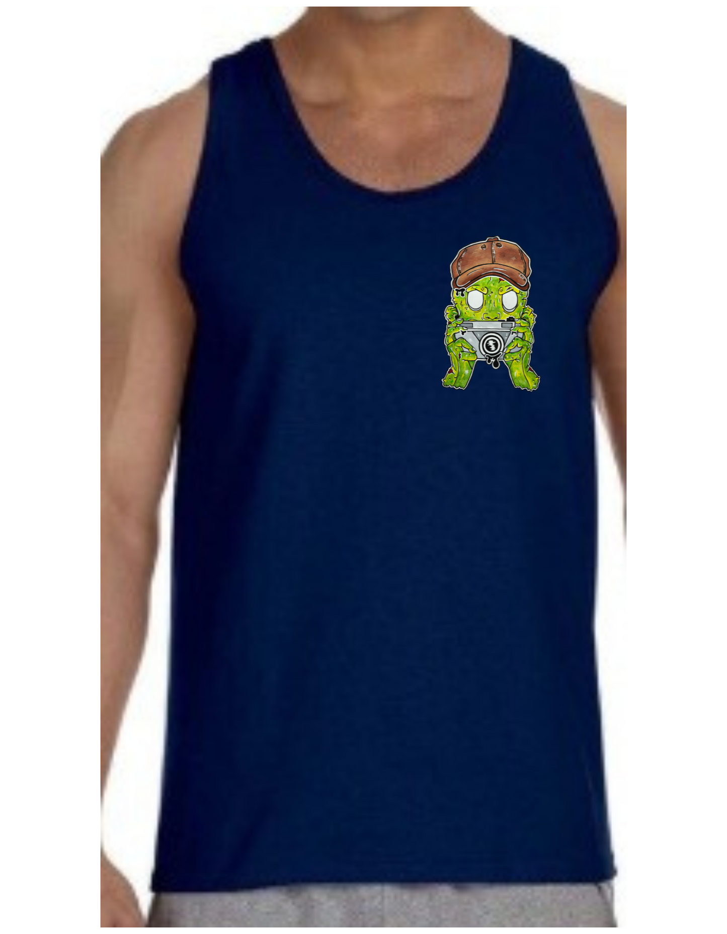 Camisole homme Zombie photographe