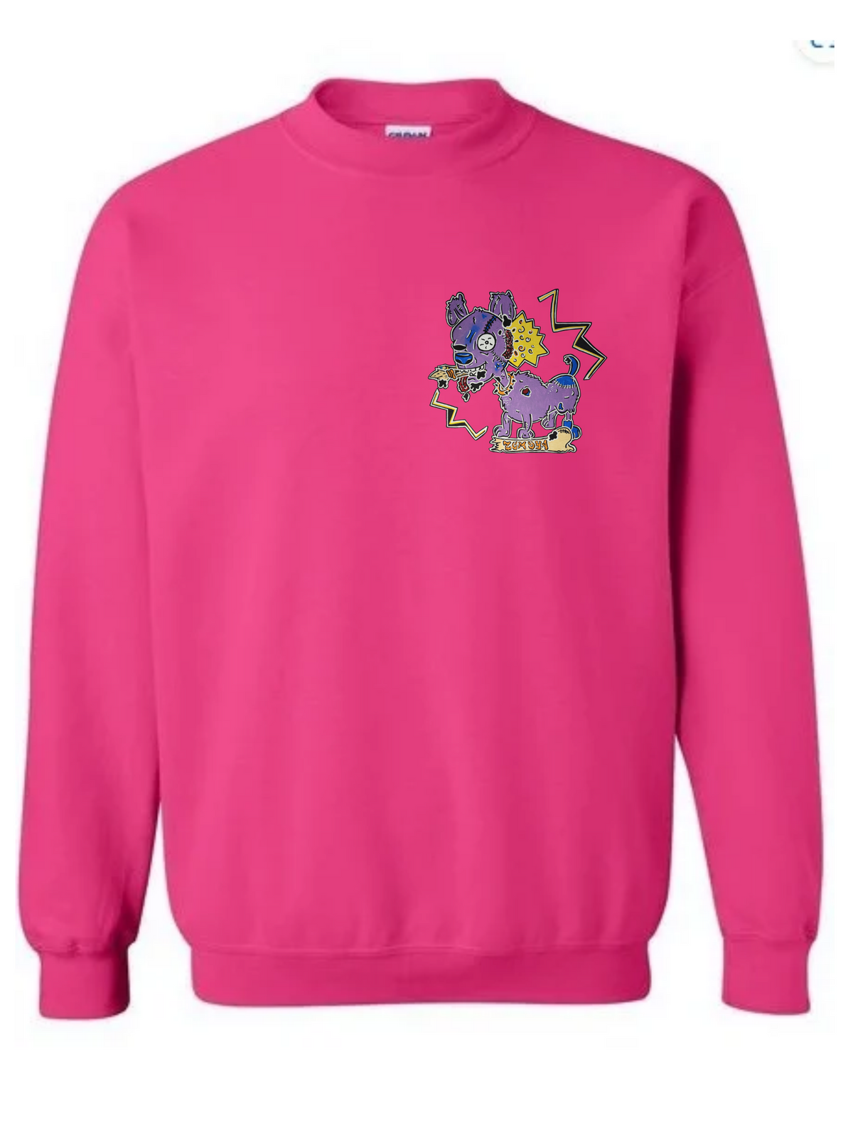 Crewneck Chien zombie