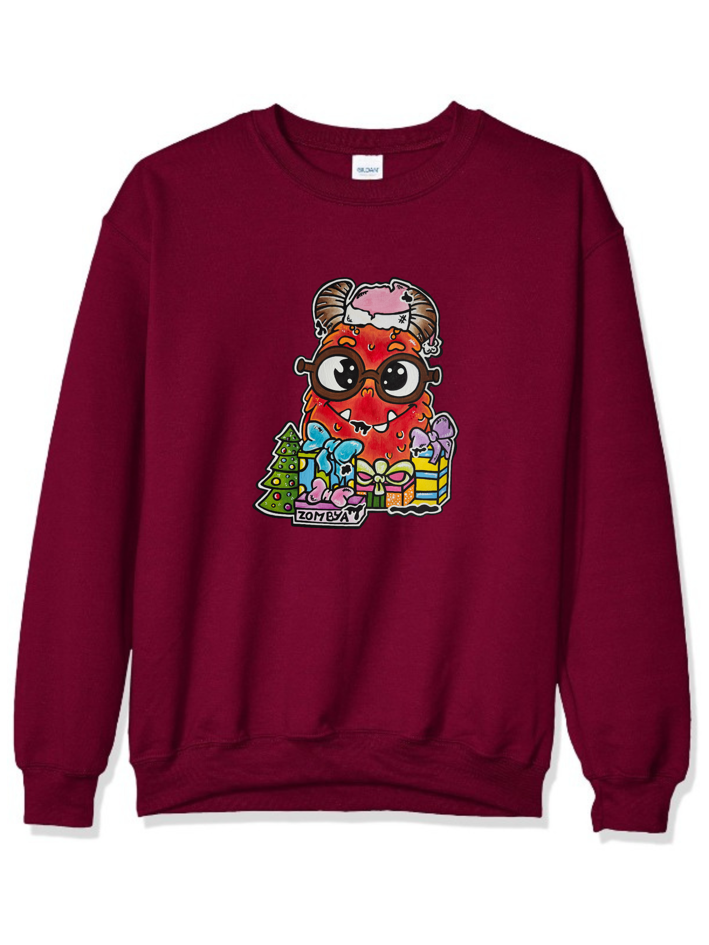 Crewneck Monstre rouge Noël