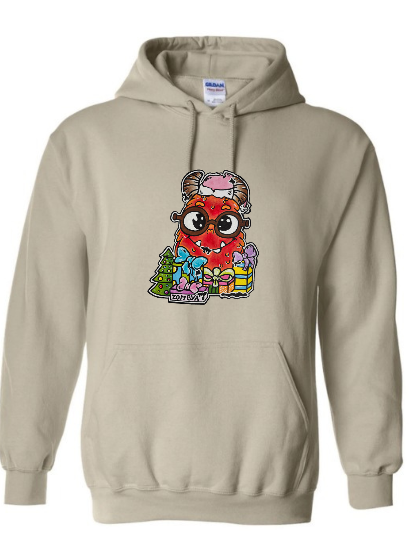 Hoodies Monstre rouge Noël
