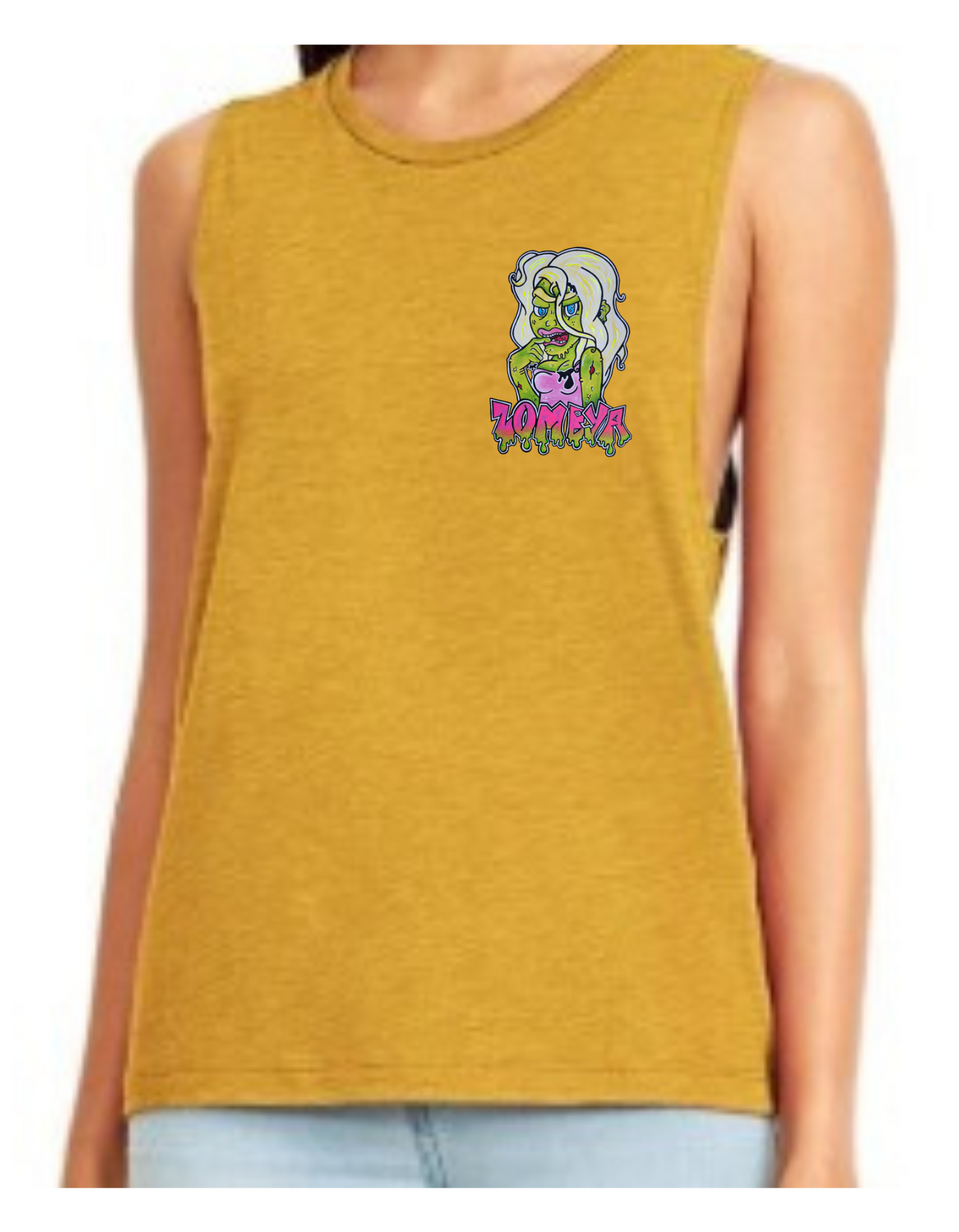 Camisole femme festival muscle barbie zombie