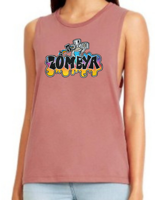 Camisole femme festival muscle Zombya musique
