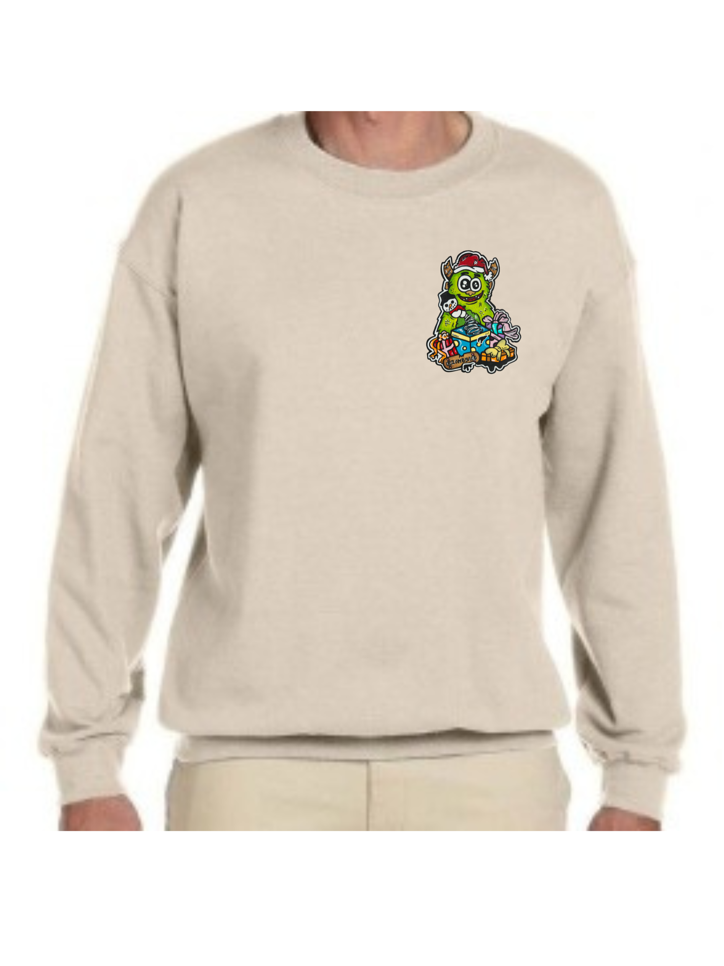 Crewneck Monstre vert Noël