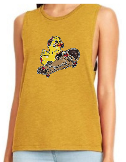 Camisole femme festival muscle canard zombie