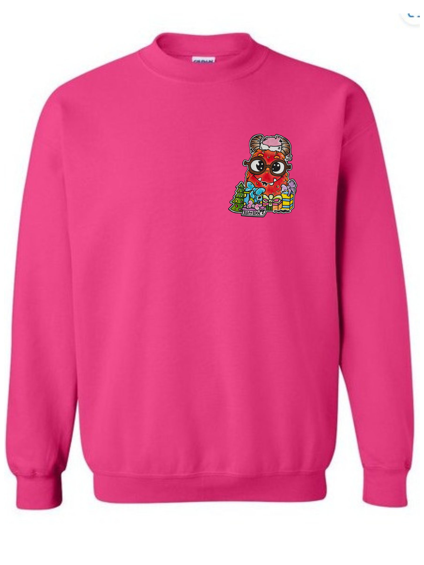 Crewneck Monstre rouge Noël
