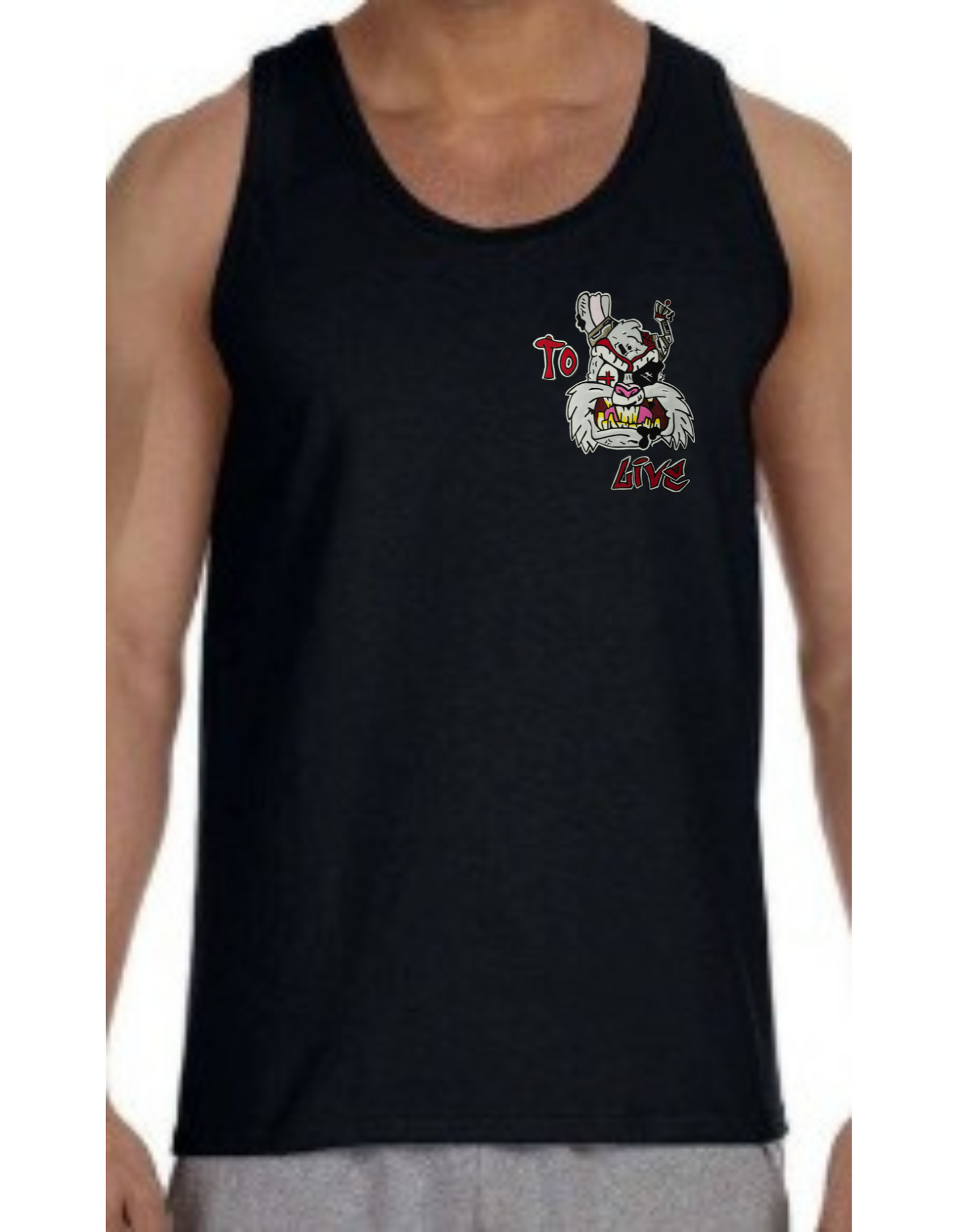 Camisole homme Lapin to live