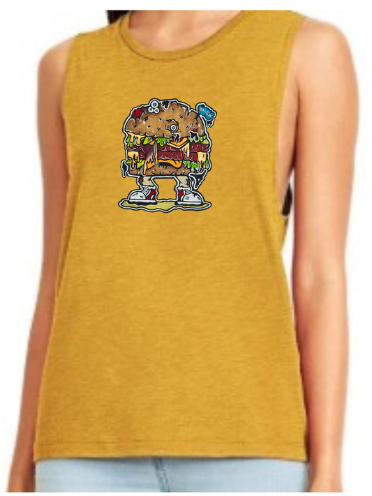 Camisole femme festival muscle Hamburger